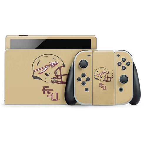 Florida State University FSU Helmet Nintendo Switch OLED (2021) Skin